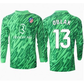 Atletico Madrid Jan Oblak #13 Målmand Replika Udebanetrøje 2024-25 Langærmet